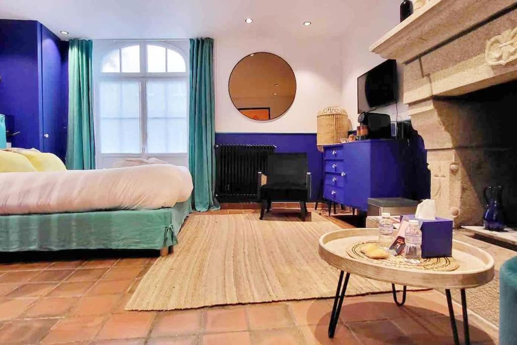 Chambre Majorelle - Rdc - Plage 50M - Rue Gratuite Saint-Malo Exteriér fotografie
