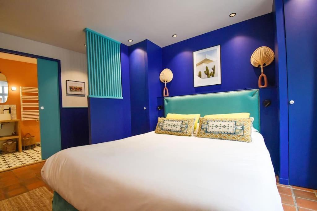 Chambre Majorelle - Rdc - Plage 50M - Rue Gratuite Saint-Malo Exteriér fotografie